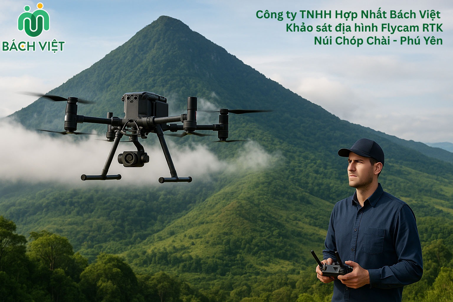 Vẽ Bản Đồ Địa Hình Bằng UAV tại Bách Việt United